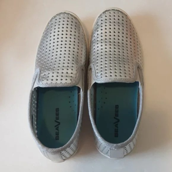 SeaVees Baja Portal Slip On Portal Silver Metallic Women's Sneakers Size 8.5 - Picture 2 of 4